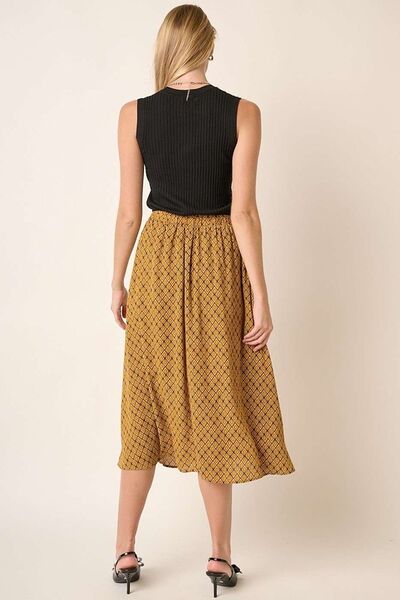 Women's midi skirt with pockets