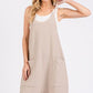 Spaghetti strap overalls for women