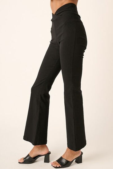 Surplice waist pants