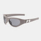 Polycarbonate Frame Cat-Eye Bow Sunglasses