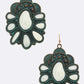 Squash Blossom Western Enamel Earrings