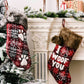 2-Pack Plush Christmas Stockings