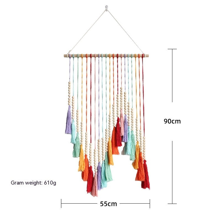 Colorful Tassel Tapestry Hand-woven Decorative Wall Hangings