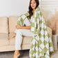 Cuddley Checkered Decorative Throw Blanket