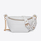 PU Leather Chain Strap Crossbody Bag