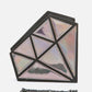 2 Tone Holographic Iconic Diamond Clutch Bag