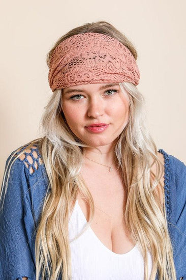 Bohemian Lace Stretch Headwrap - Rebel K Collective