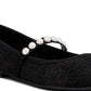 Sassie Pearl Embellished Ballerina Flats