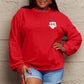 Simply Love Full Size Letter Graphic Long Sleeve Sweatshirt