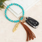 Boho Stone Key Ring Bracelet