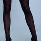 Opaque Nylon Thigh Highs