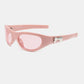 Polycarbonate Frame Cat-Eye Bow Sunglasses