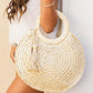 Straw Tassel O-Ring Tote - Rebel K Collective