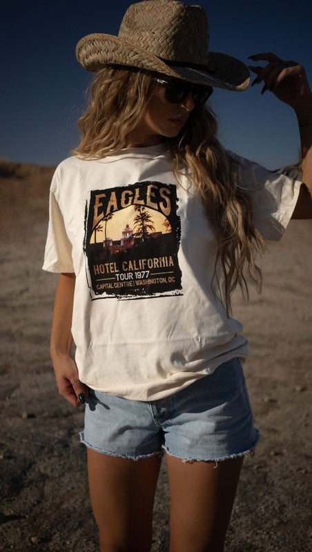 Eagles Hotel California Music Fest Tee