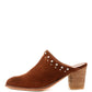 LESLIE STACKED HEEL MULES