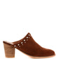 LESLIE STACKED HEEL MULES