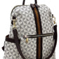 PM Monogram Striped Convertible Backpack