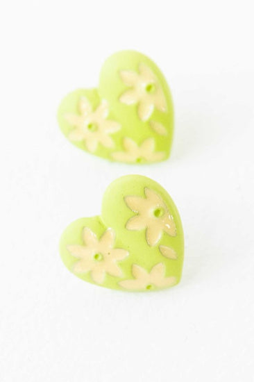 Heart-shaped earrings