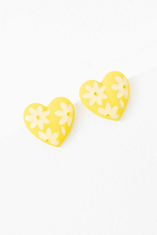 heart earrings