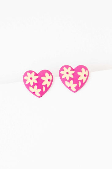 Floral earrings