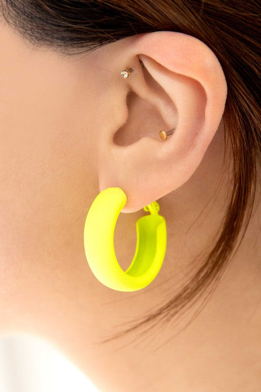 eclectic hoop earrings