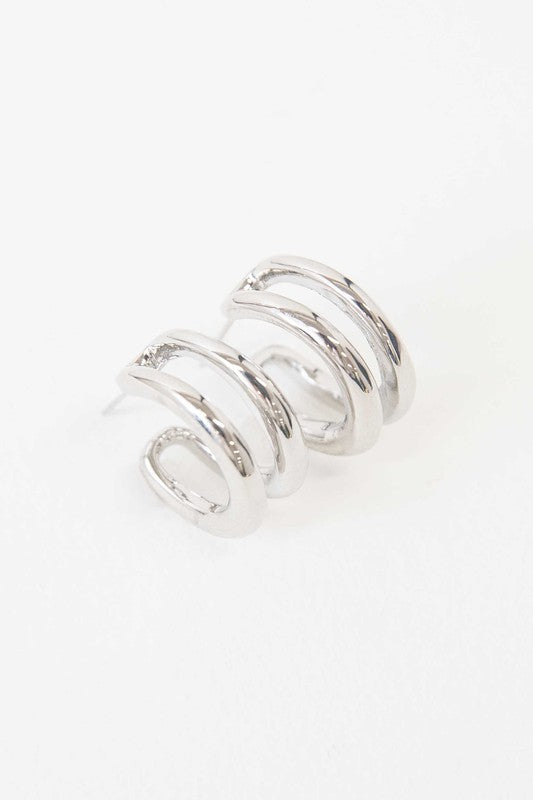 Duple Hoop Earrings