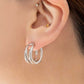 Duple Hoop Earrings