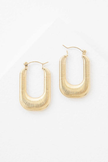 14k gold hoop earrings