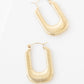 stainless steel gold earrings