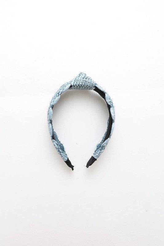 Raffia Crochet Trim Headband - Rebel K Collective