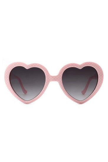 Women Mod Colorful Party Heart Shaped Sunglasses - Rebel K Collective