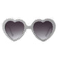 Women Mod Colorful Party Heart Shaped Sunglasses - Rebel K Collective