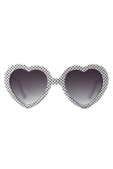 Women Mod Colorful Party Heart Shaped Sunglasses - Rebel K Collective