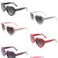 Women Mod Colorful Party Heart Shaped Sunglasses - Rebel K Collective