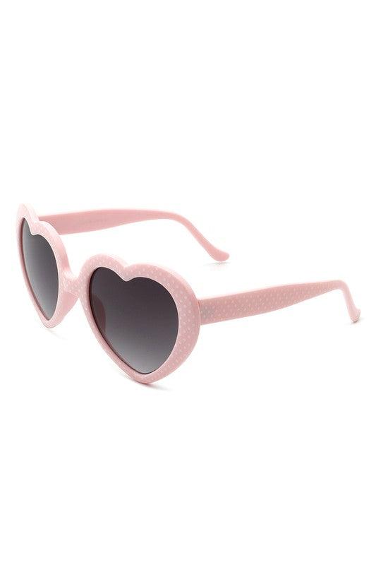 Women Mod Colorful Party Heart Shaped Sunglasses - Rebel K Collective