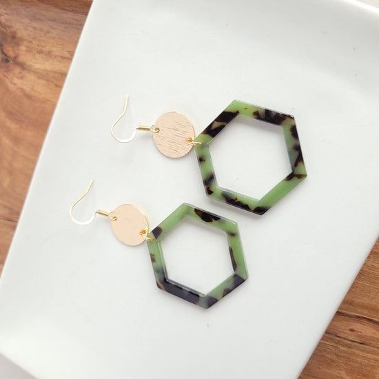 Cut-out earrings