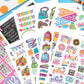 Girl Power School Sticker Set 412-Count Assorted