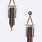 Mix Chain Tassel Earrings