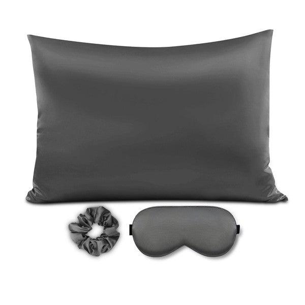 Satin Pillowcase Sleep Mask Scrunchie Gift Set - Rebel K Collective