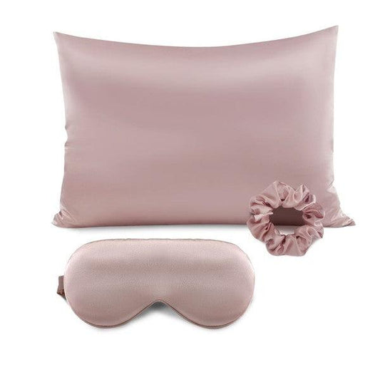 Satin Pillowcase Sleep Mask Scrunchie Gift Set - Rebel K Collective