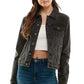 Spandex  Ladies  Casual Denim Jacket