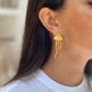 18K Gold-Plated Stainless Steel Jellyfish Earrings