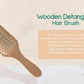 Natural Wooden Detangling Hair Brush