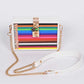 Iconic Locket Color Pencil Box Clutch