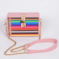 Iconic Locket Color Pencil Box Clutch