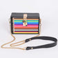 Iconic Locket Color Pencil Box Clutch