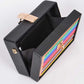 Iconic Locket Color Pencil Box Clutch