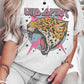 WILD SPIRIT LIGHTNING LEOPARD GRAPHIC T-SHIRT