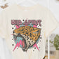 WILD SPIRIT LIGHTNING LEOPARD GRAPHIC T-SHIRT