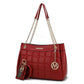 MKF Collection Mabel Quilted Shoulder Bag by Mia K